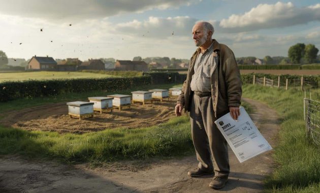 A retiree who lent his land to a beekeeper is told to pay farm taxes “I earn nothing from this,” he says, as the ruling sparks a heated national debate