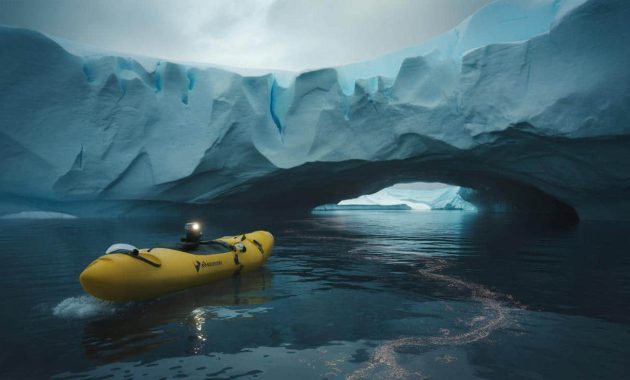 A robot drifting for eight months beneath Antarctica’s massive glaciers has detected a signal scientists have long feared