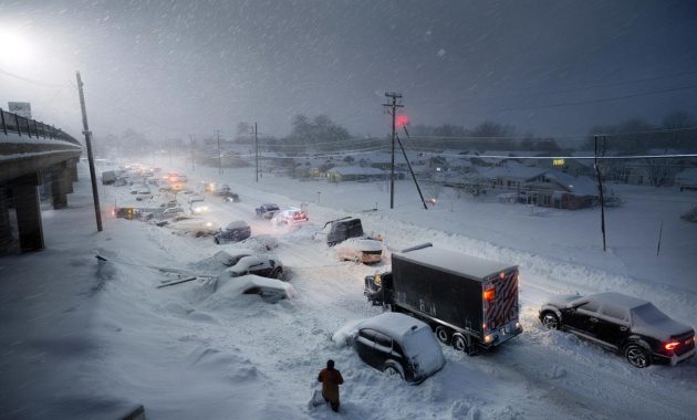 A winter storm warning has been issued as up to 60 inches of snow are forecast this weekend, with severe travel chaos and widespread power outages expected