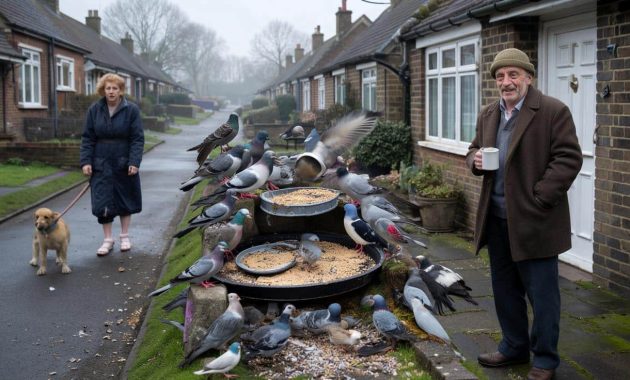Cheap bird feeding trick divides neighbors as February feeders luring flocks every morning are accused of disrupting nature and freeloading on local ecosystems