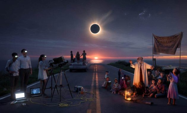 Day will turn to night as the longest solar eclipse of the century divides scientists believers and doomsday prophets