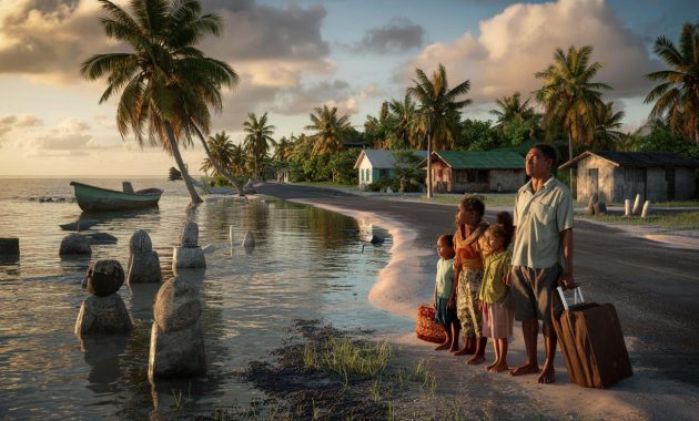 For the first time, an entire nation prepares to be evacuated because of global warming