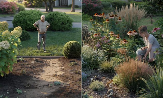 Gardeners who work with natural decline avoid sudden garden collapse