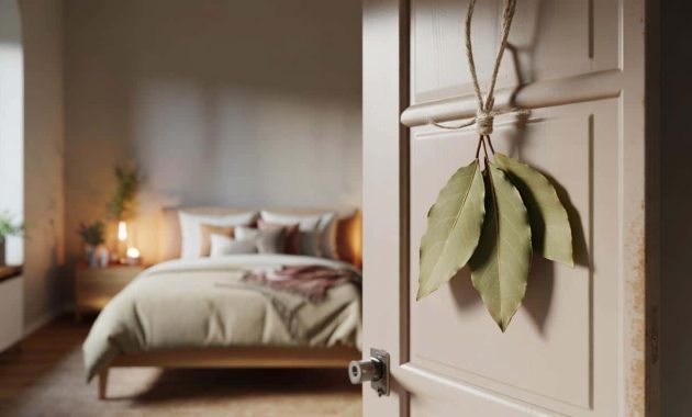 Hanging bay leaves on the bedroom door: why it’s recommended