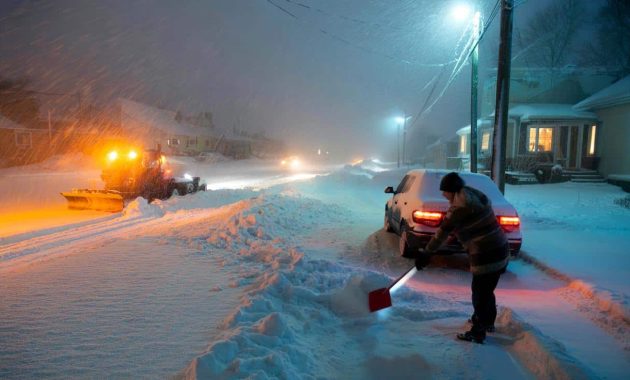 Heavy snow is now officially confirmed to intensify into a high-impact storm overnight, as meteorologists say snowfall rates could exceed projections