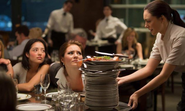 Helping restaurant servers clear your table is not kindness it is a disturbing sign of your real personality