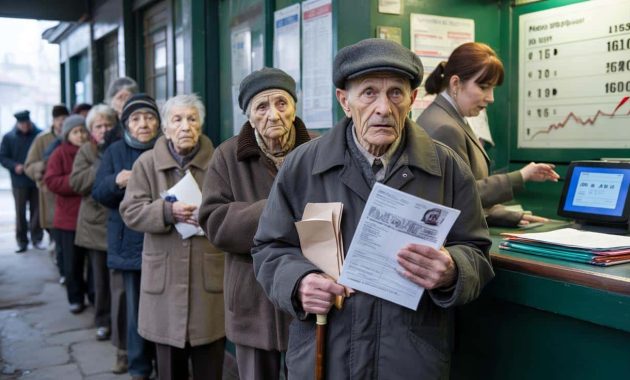 Pensions will rise from February 8, but only for retirees who submit a missing certificate, sparking anger among those without internet access