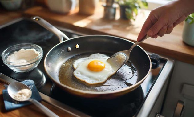 The genius trick to stop eggs sticking to the pan without butter or water