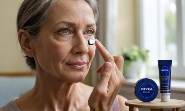 The trick for using Nivea cream to erase dark circles and look younger after 50
