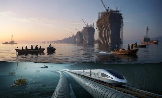 The world’s longest underwater high-speed rail project moves forward, aiming to link two continents beneath the sea