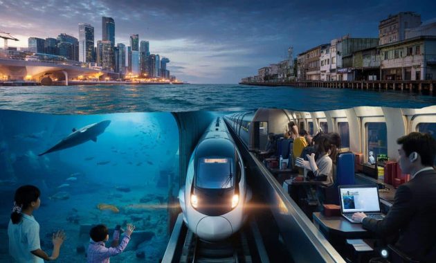 The worlds longest underwater high speed train linking two continents becomes a symbol of human progress or a 200 billion vanity project that future generations will regret