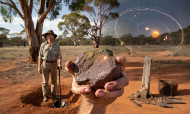 While He Thought He’d Struck Gold, An Australian Was Holding A Fragment Of The Solar System