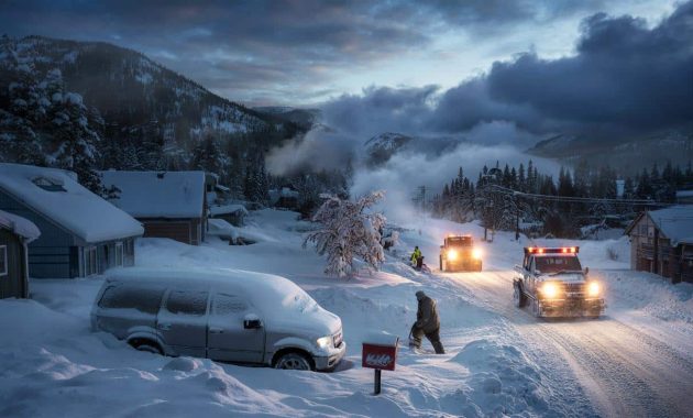 Winter storm warning issued with climate analysts highlighting the rare convergence of conditions that may produce nearly 76 inches of relentless snowfall