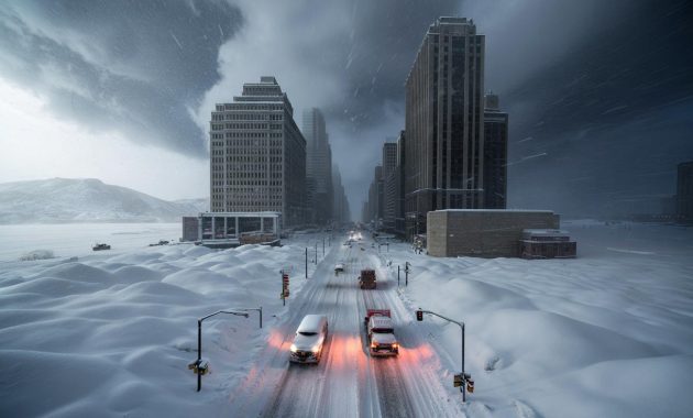 Winter storm warning issued with meteorologists stunned by projections of 68 inches of snowfall threatening to bury cities under a historic and potentially catastrophic Arctic surge