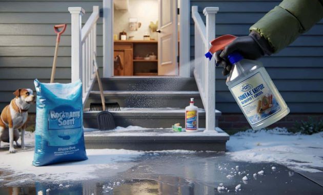 Winter tip: instead of salt, sprinkling this common household item on sidewalks can dissolve ice faster and reduce damage